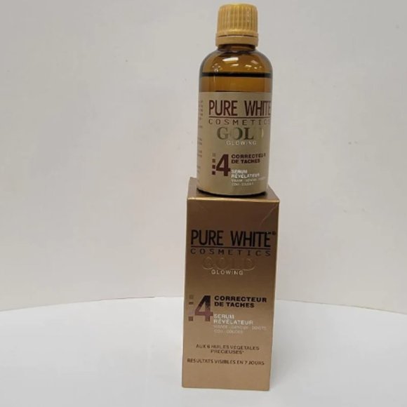 Kismetbeaut Makeup Pure White Gold Serum For Dark Spot Corrector 